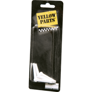Yellow Parts Chevilles plastique blanc (x6) EZ1410W