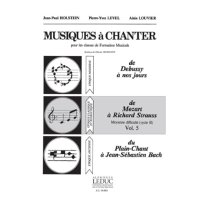 Musiques à chanter Volume 5